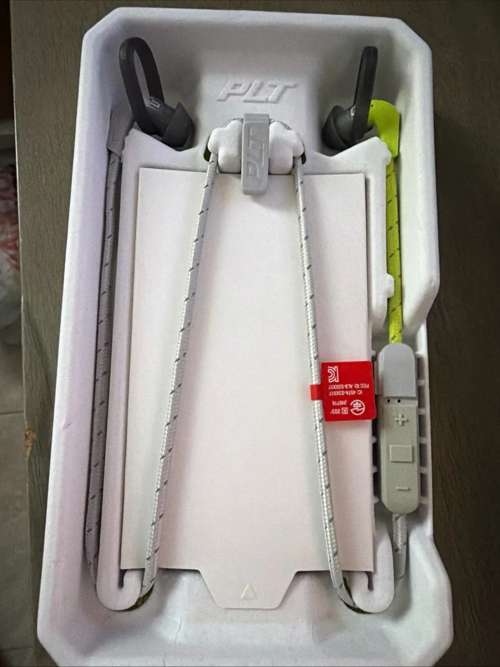NEW Plantronics BackBeat FIT 305 Wireless Sport Headset Grey/Lime 209061-03